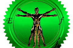 Vector illustration of green seal